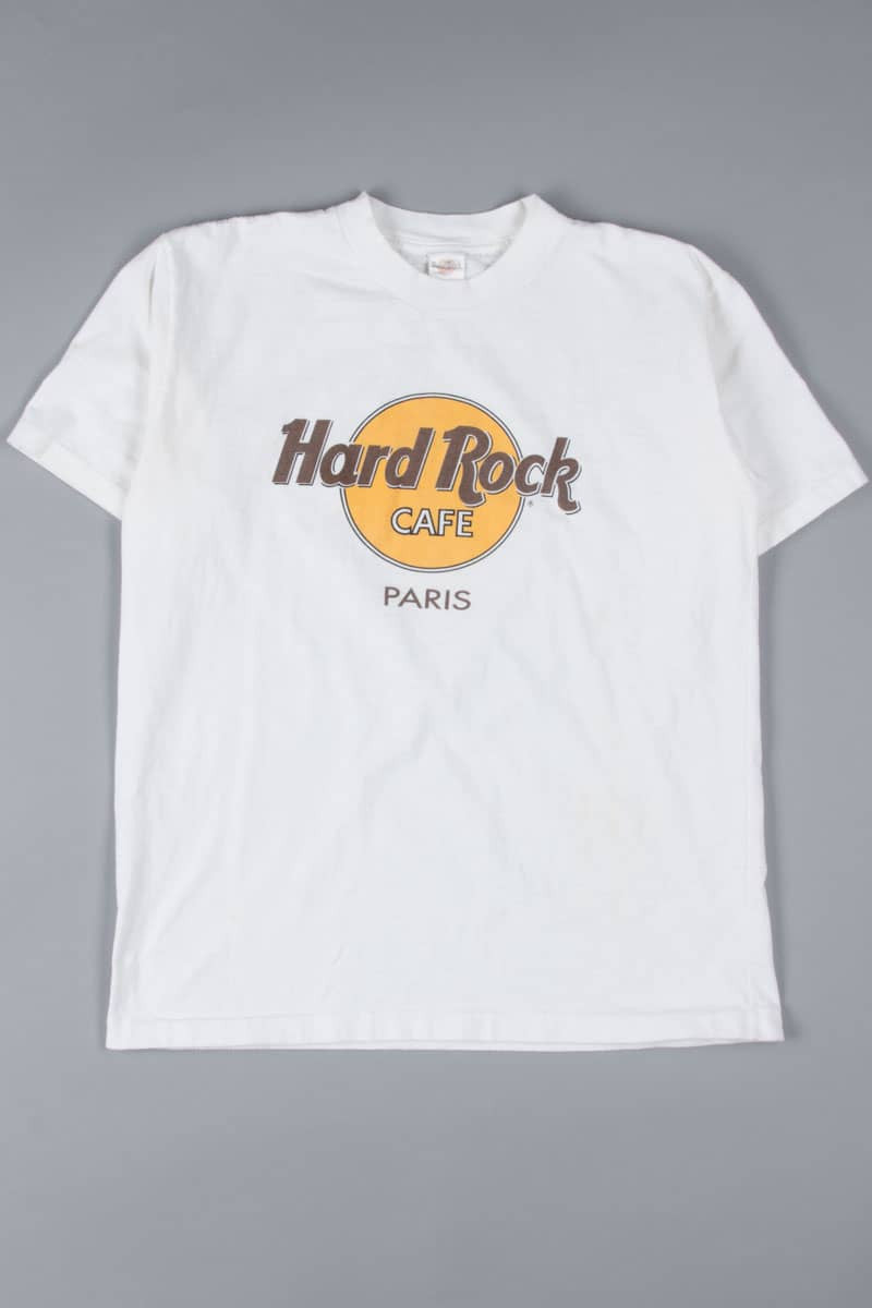 Hard Rock CAFE PARIS Tシャツ ホワイト Hard Rock Cafe Paris Souvenir T-Shirt – Ragstock