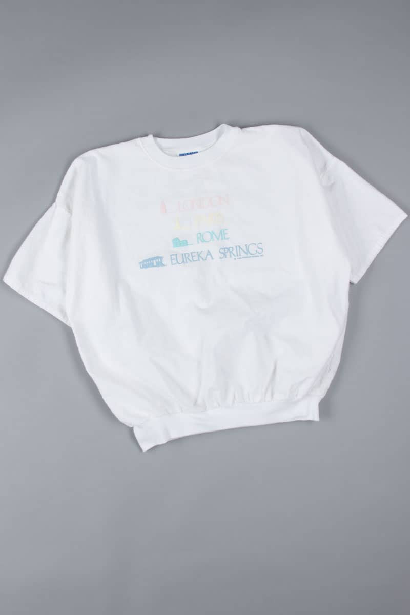 London Paris Rome Eureka Springs Souvenir T-Shirt