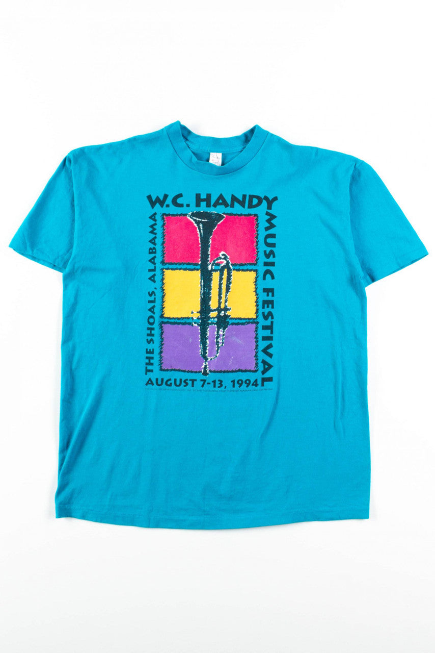 W.C. Handy Music Festival T-Shirt (1994, Single Stitch)