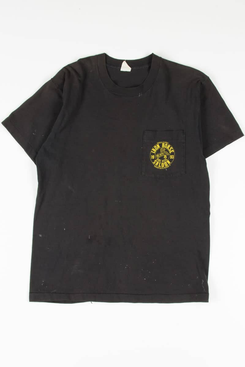Stained Iron Horse Saloon 1993 Bike Week Souvenir T-Shirt (single stitch)