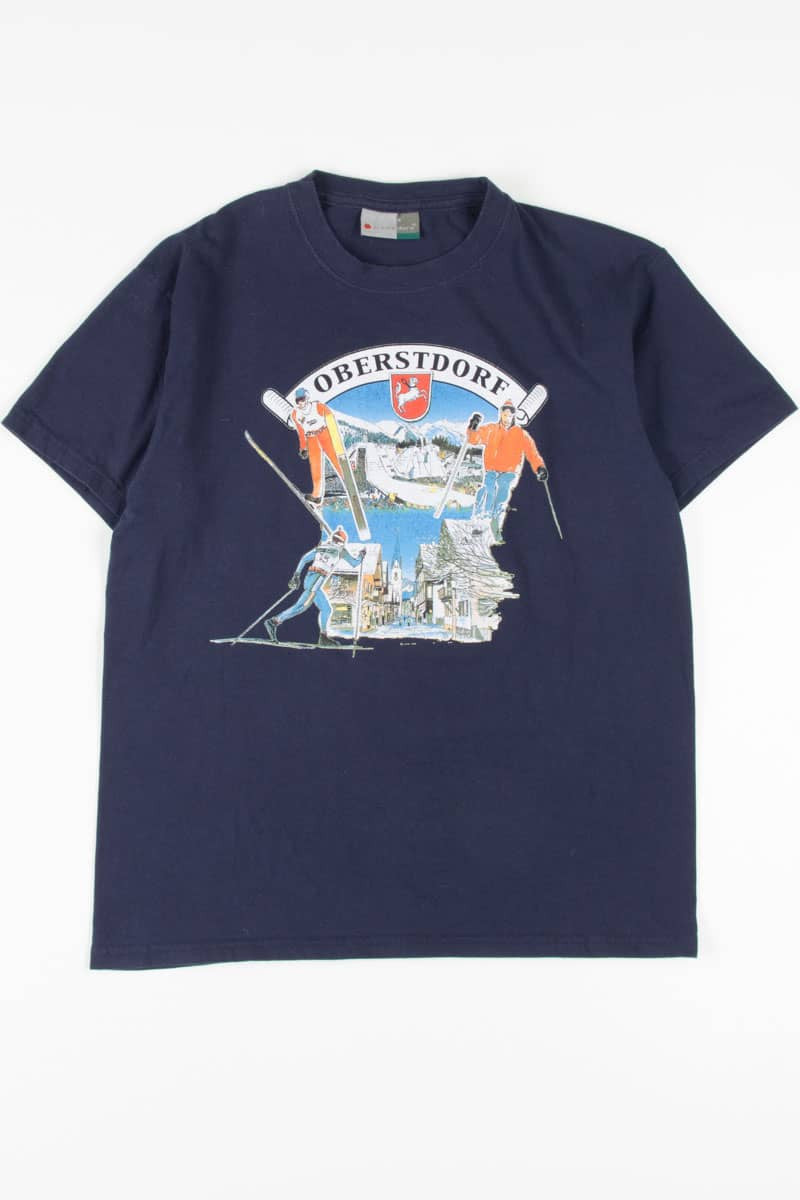 Oberstorf Skiing Souvenir T-Shirt
