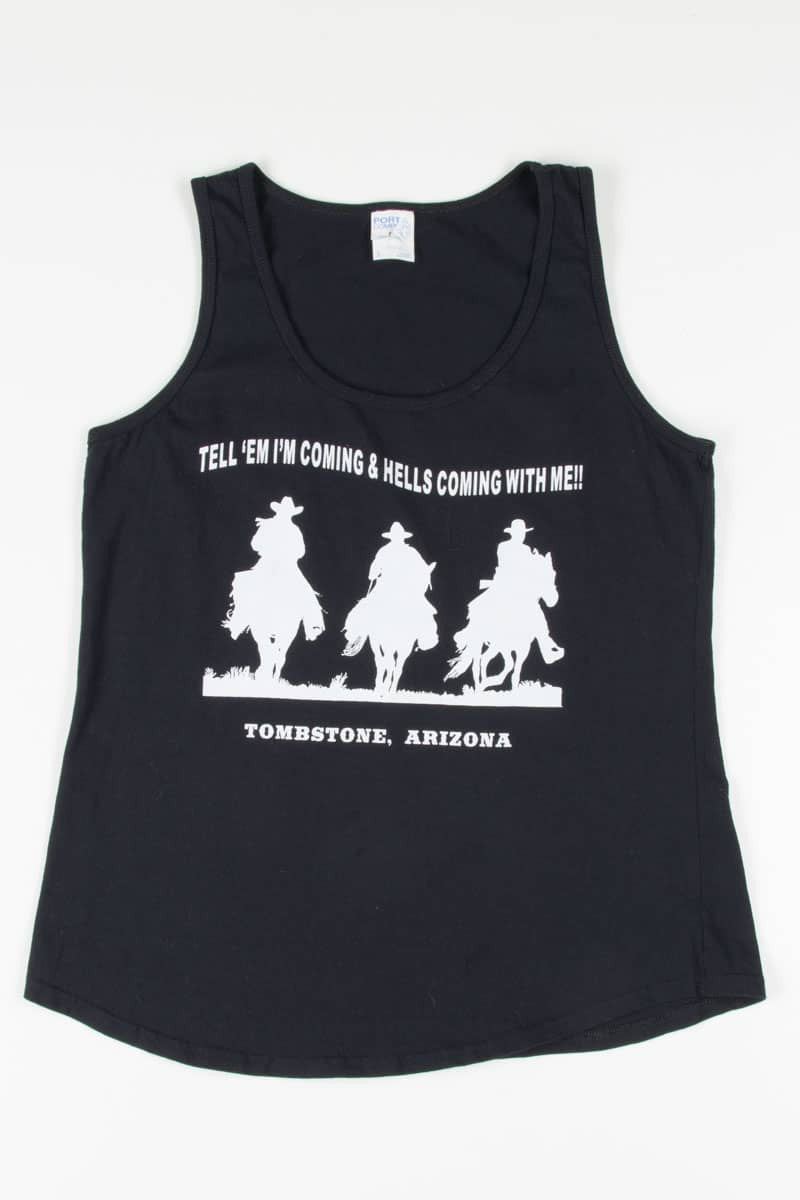 Hells Coming With Me! Tombstone Souvenir Tank