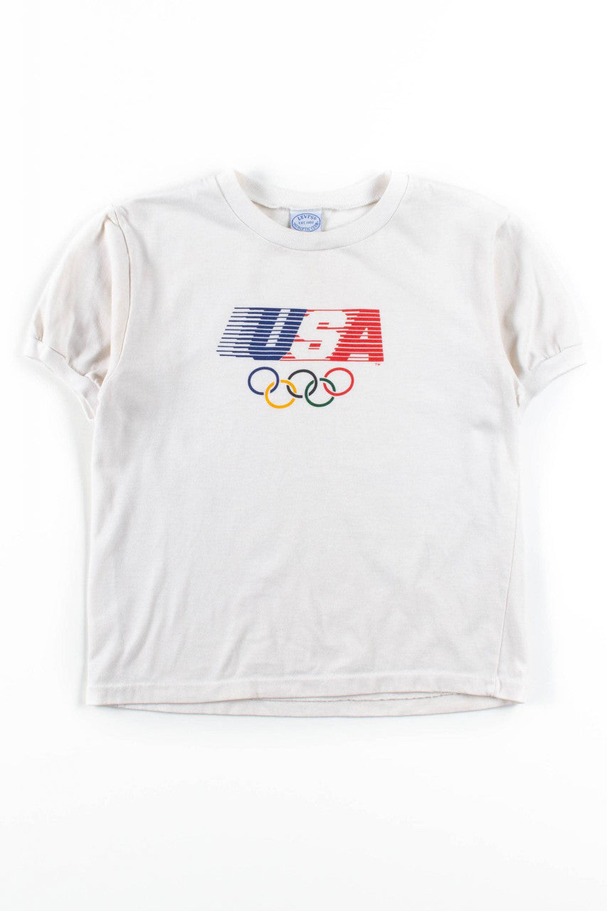 USA Olympic Vintage T-Shirt (Single Stitch)