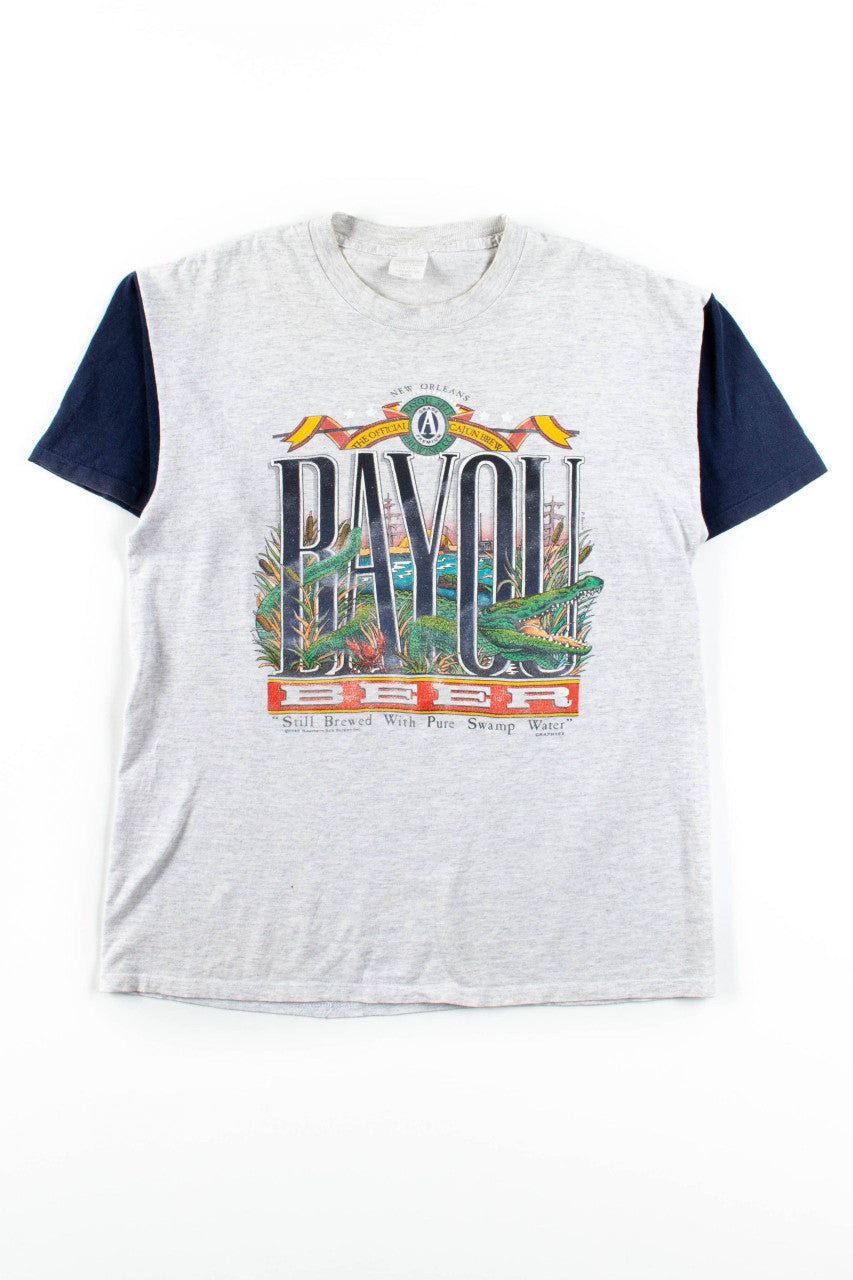 Bayou Beer T-Shirt (1989, Single Stitch)
