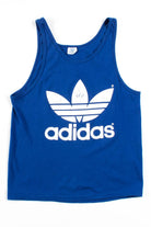 Blue Adidas Vintage Tank (Single Stitch)