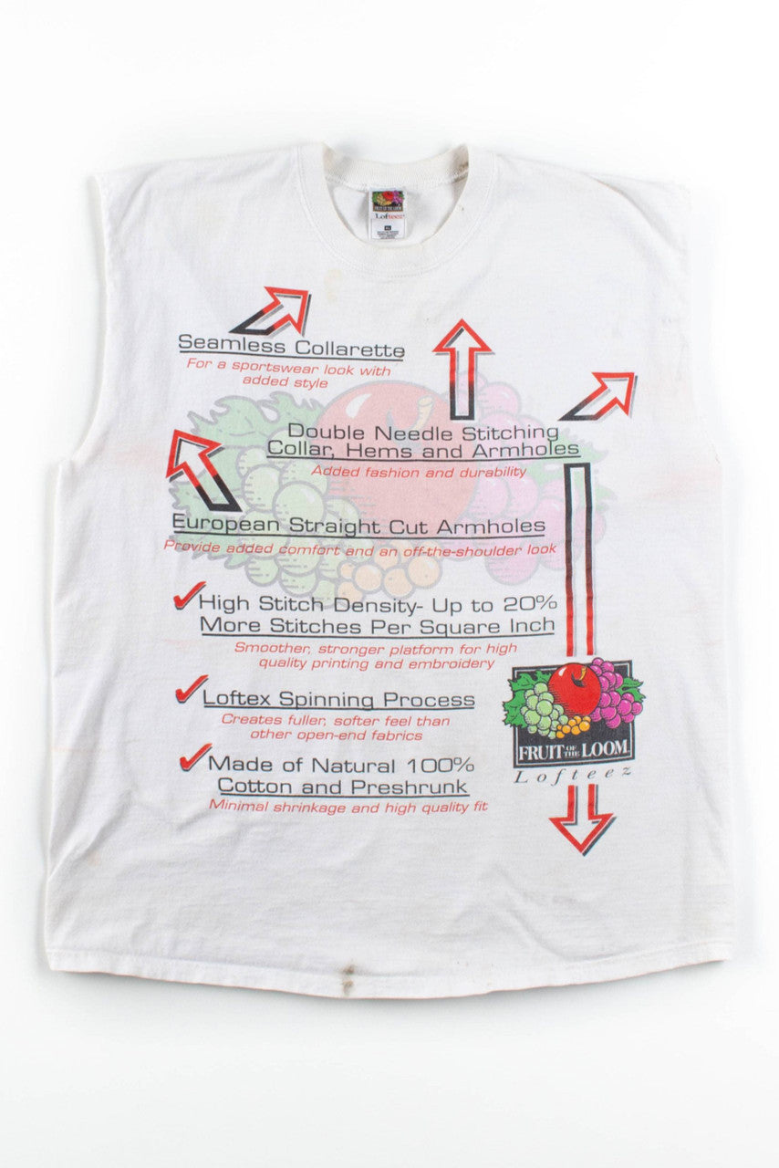 Fruit Of The Loom Cutoff Product Sales T-Shirt