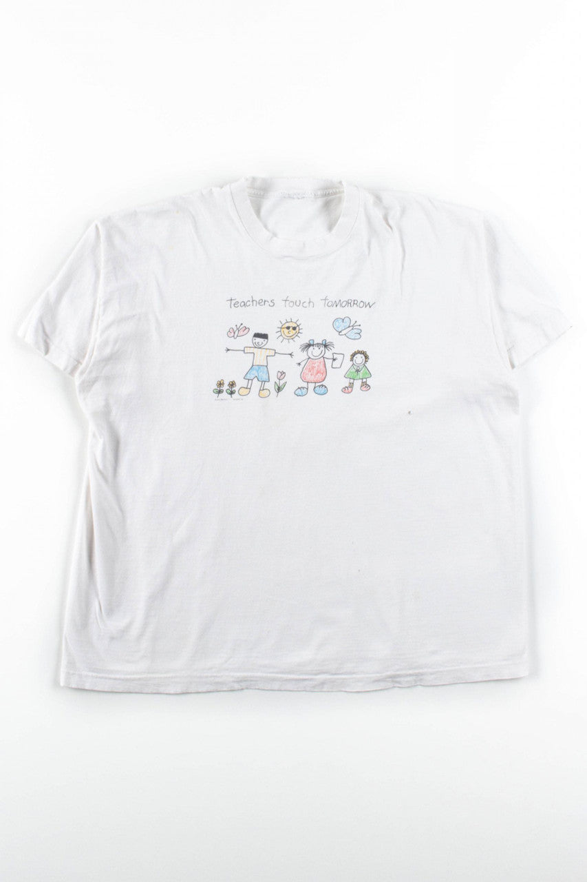 Teachers Touch Tomorrow T-Shirt (Single Stitch)