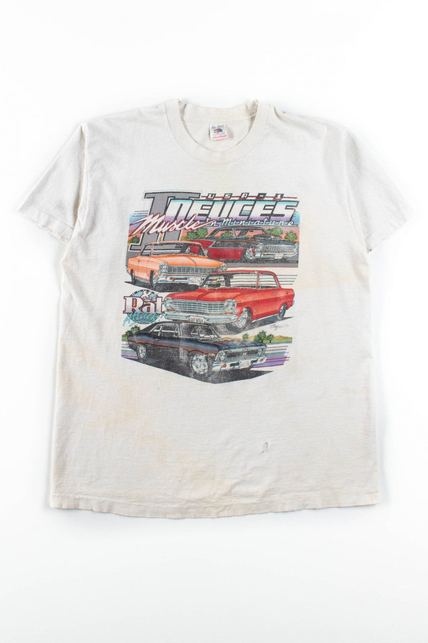 USA Deuces - Muscle In Miniature T-Shirt (Single Stitch)