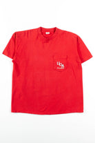 UGA Bulldogs Vintage Pocket T-Shirt (Single Stitch)