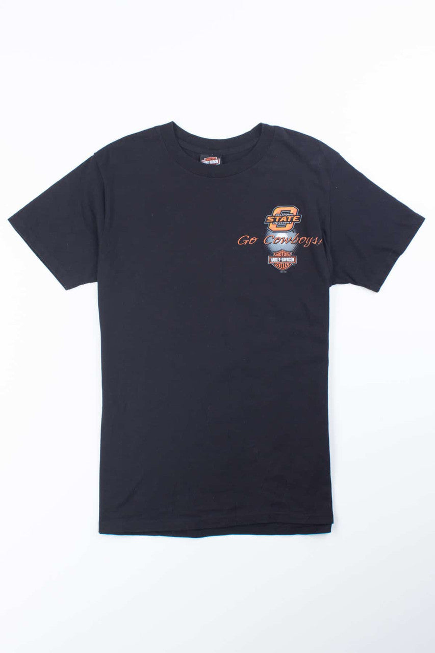 Oklahoma State University Harley-Davidson T-shirt