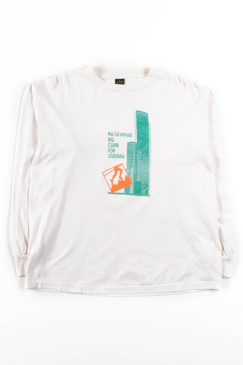 The 2d Annual Big Climb For Leukemia Long Sleeve T-Shirt