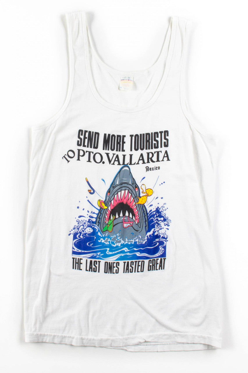 Send More Tourists Vintage Tank