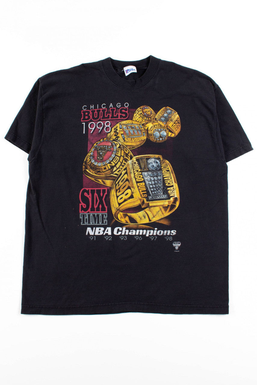 Chicago Bulls Six Time Champs T-Shirt 98'