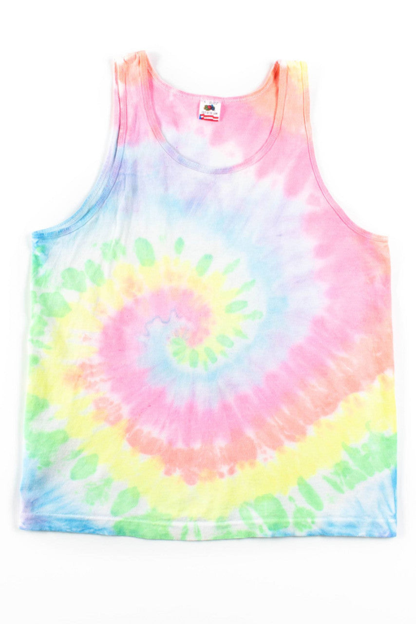 Vintage Tie Dye Swirl Tank