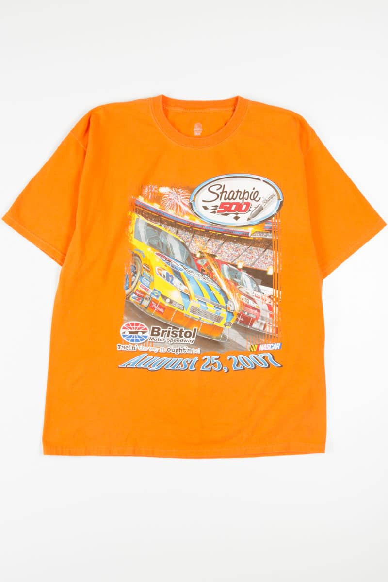 2007 Concrete Chaos Sharpie 500 Bristol Motor Speedway Nascar T-Shirt