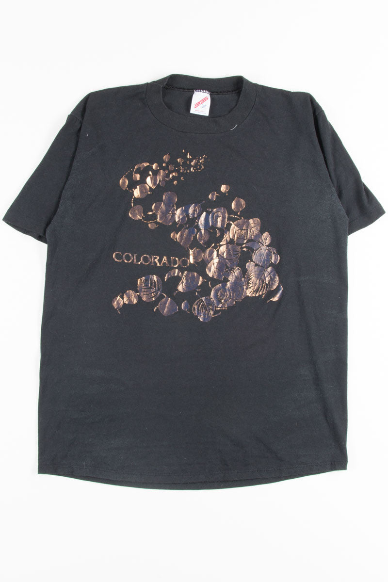 Colorado Metallic Leaves Tee