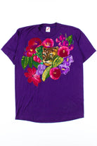 Leopard In Flowers Tee