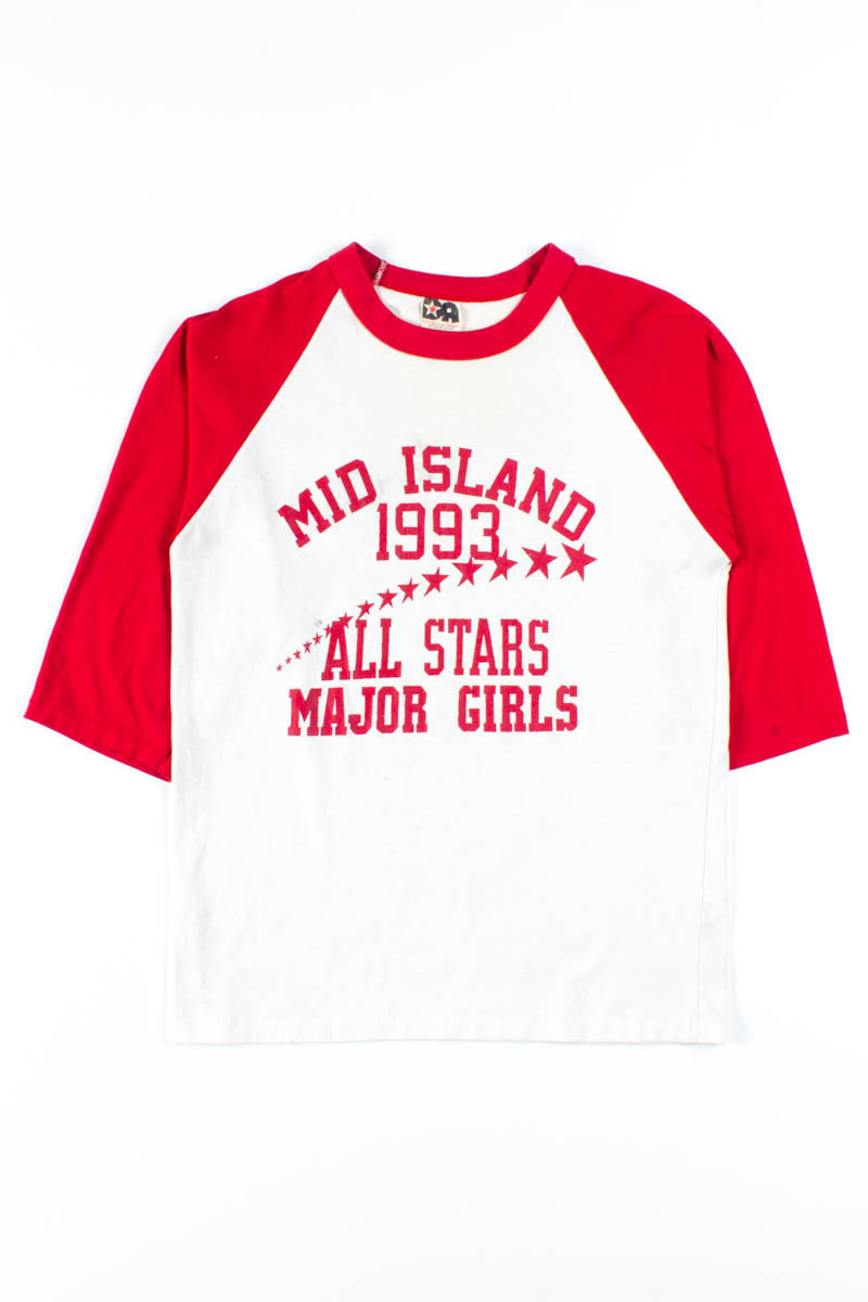 All Stars Major Girls Baseball Tee