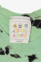 Vintage Green Beach Network "Skate Animal" Tie Dye T-Shirt (1990s)