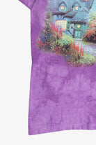 Thomas Kinkade Cottage Tie Dye T-Shirt (2020s)