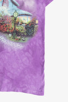 Thomas Kinkade Cottage Tie Dye T-Shirt (2020s)
