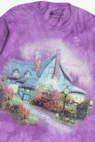 Thomas Kinkade Cottage Tie Dye T-Shirt (2020s)