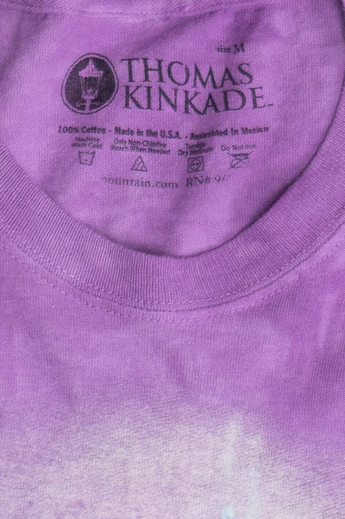 Thomas Kinkade Cottage Tie Dye T-Shirt (2020s)