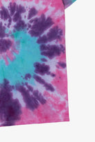 Blue Pink And Purple Swirl Tie Dye T-Shirt (2010s)