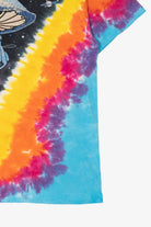 Liquid Blue Mushrooms In Space Tie Dye T-Shirt (2010s)