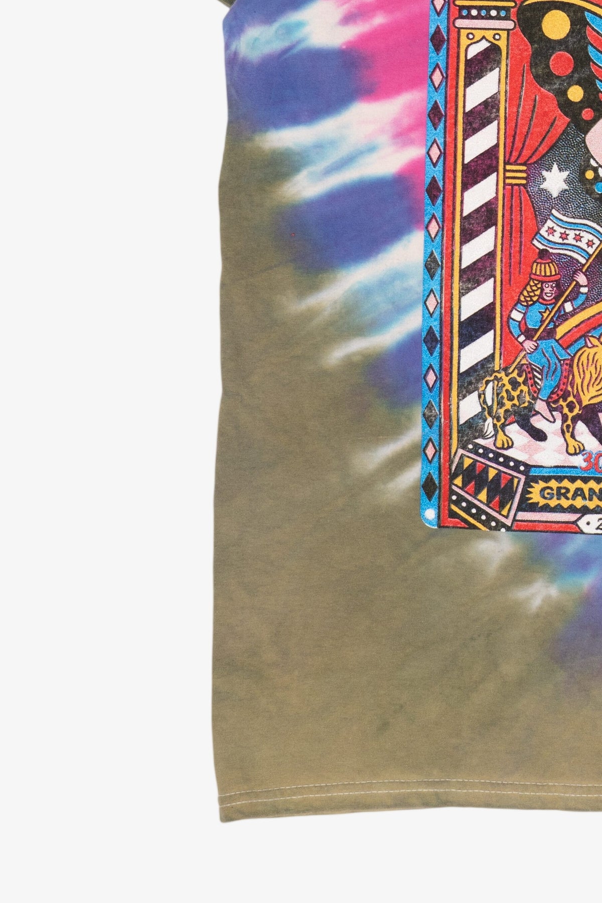 Tie Dye Lollapalooza 30th Anniversary Grand Park Chicago T-Shirt (2020s)
