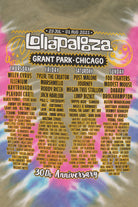 Tie Dye Lollapalooza 30th Anniversary Grand Park Chicago T-Shirt (2020s)