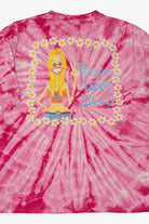 Vintage Pink Tie Dye "Peace Love Lulu's" Lucy Buffett's Lulu's T-Shirt (1990s)