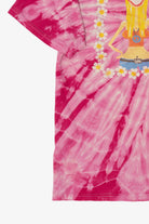 Vintage Pink Tie Dye "Peace Love Lulu's" Lucy Buffett's Lulu's T-Shirt (1990s)