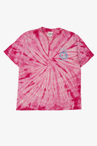 Vintage Pink Tie Dye "Peace Love Lulu's" Lucy Buffett's Lulu's T-Shirt (1990s)