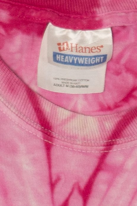 Vintage Pink Tie Dye "Peace Love Lulu's" Lucy Buffett's Lulu's T-Shirt (1990s)