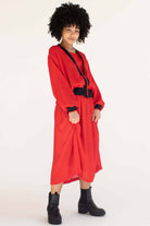 Vintage Red Hashtag Skirt Set