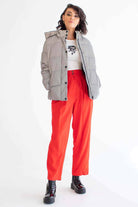 Red Silk Pants (sz. 6)