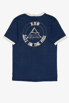 Vintage Navy Blue Downerwear "Jazz On The Hill" Ringer T-Shirt (1970s)