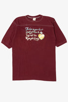 Vintage "Love Isn't Love Til you Give It Away" Ringer T-Shirt (1980s)