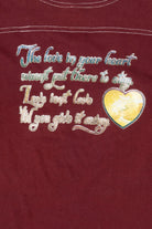 Vintage "Love Isn't Love Til you Give It Away" Ringer T-Shirt (1980s)