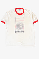 Vintage Beethoven Satellite Network Ringer T-Shirt (1990s)