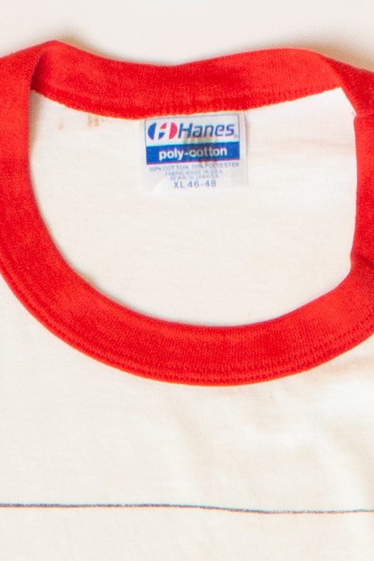 Vintage Beethoven Satellite Network Ringer T-Shirt (1990s)