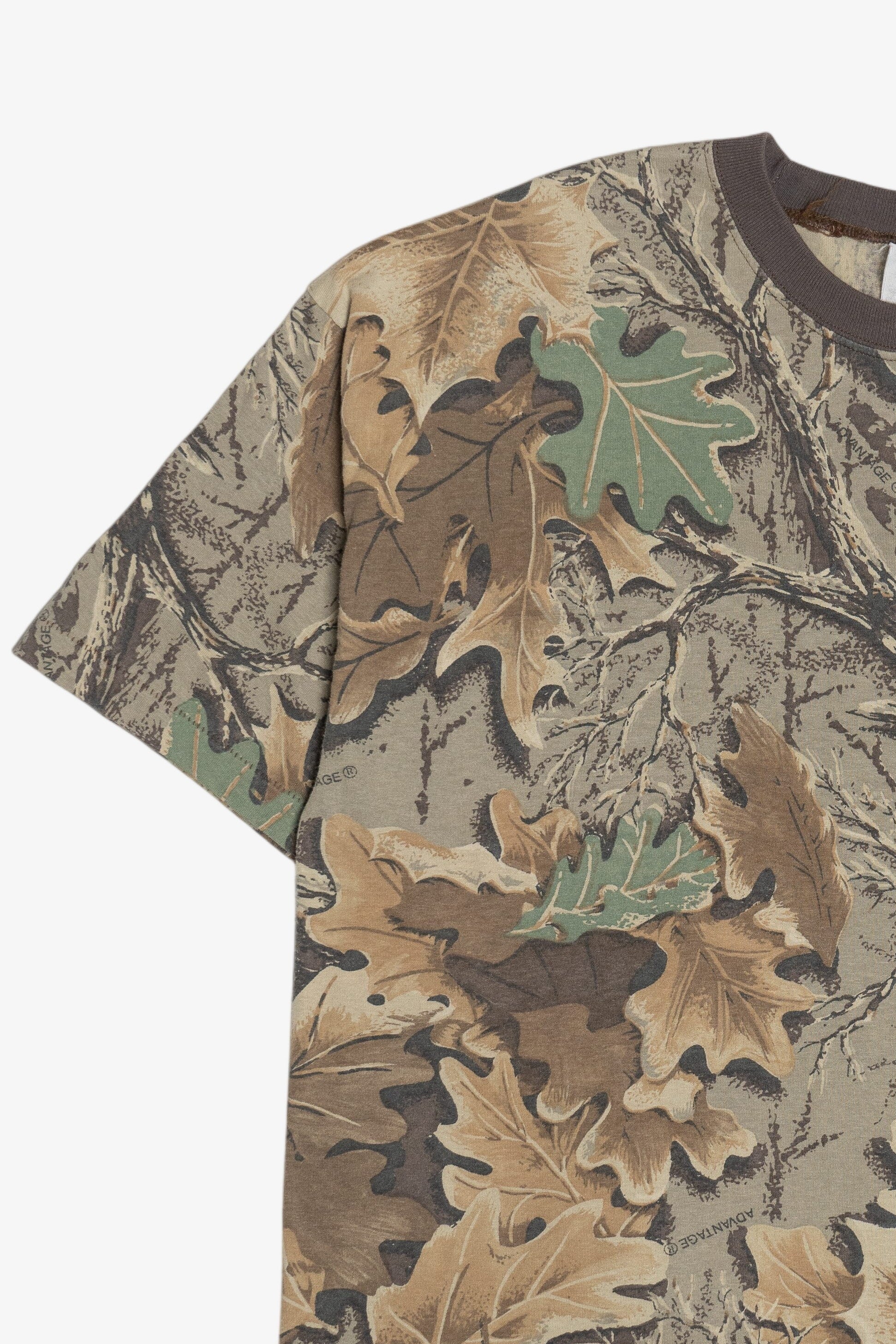 Vintage Camouflage Single Stitch Pocket T-Shirt (1990s)