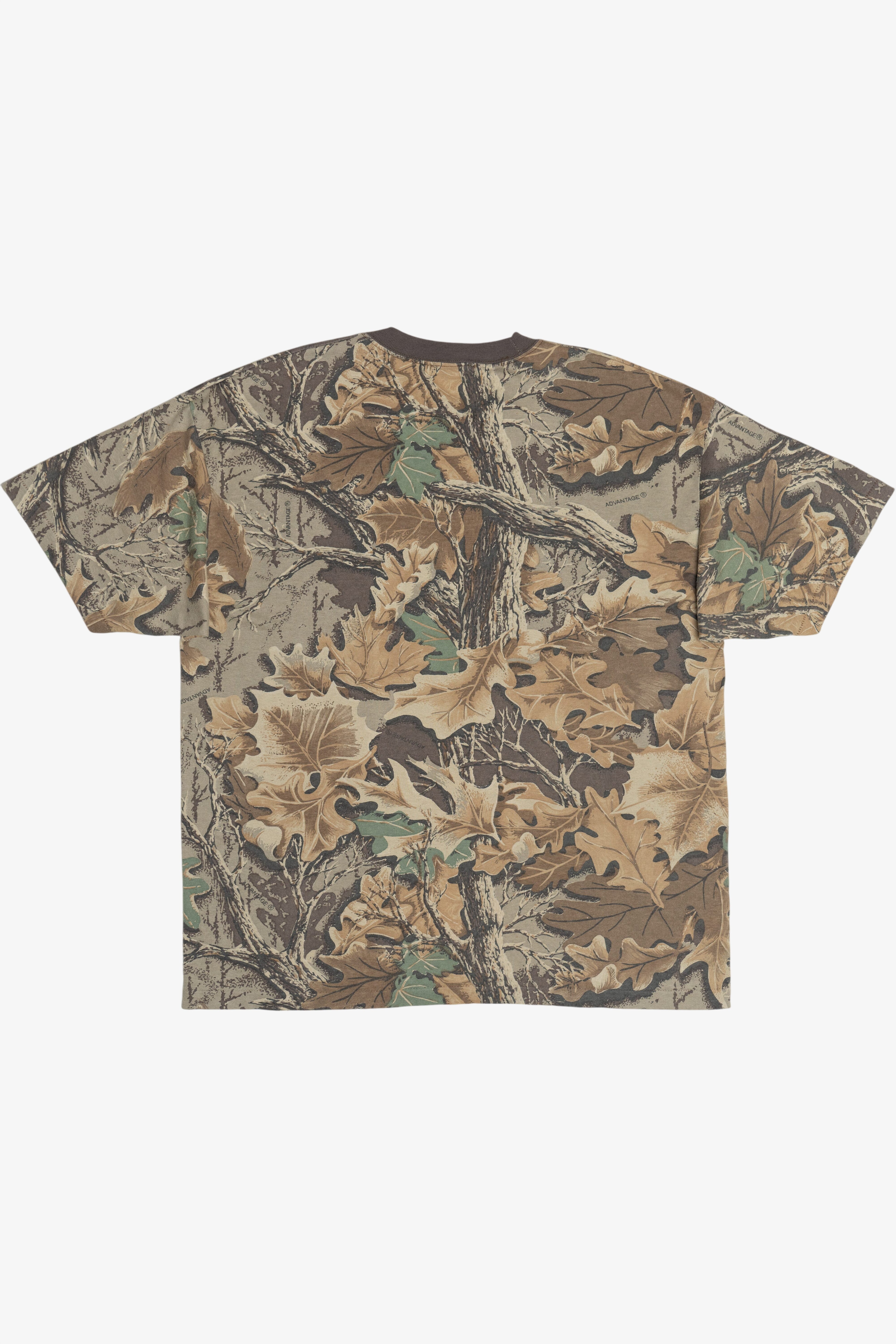 Vintage Camouflage Single Stitch Pocket T-Shirt (1990s)