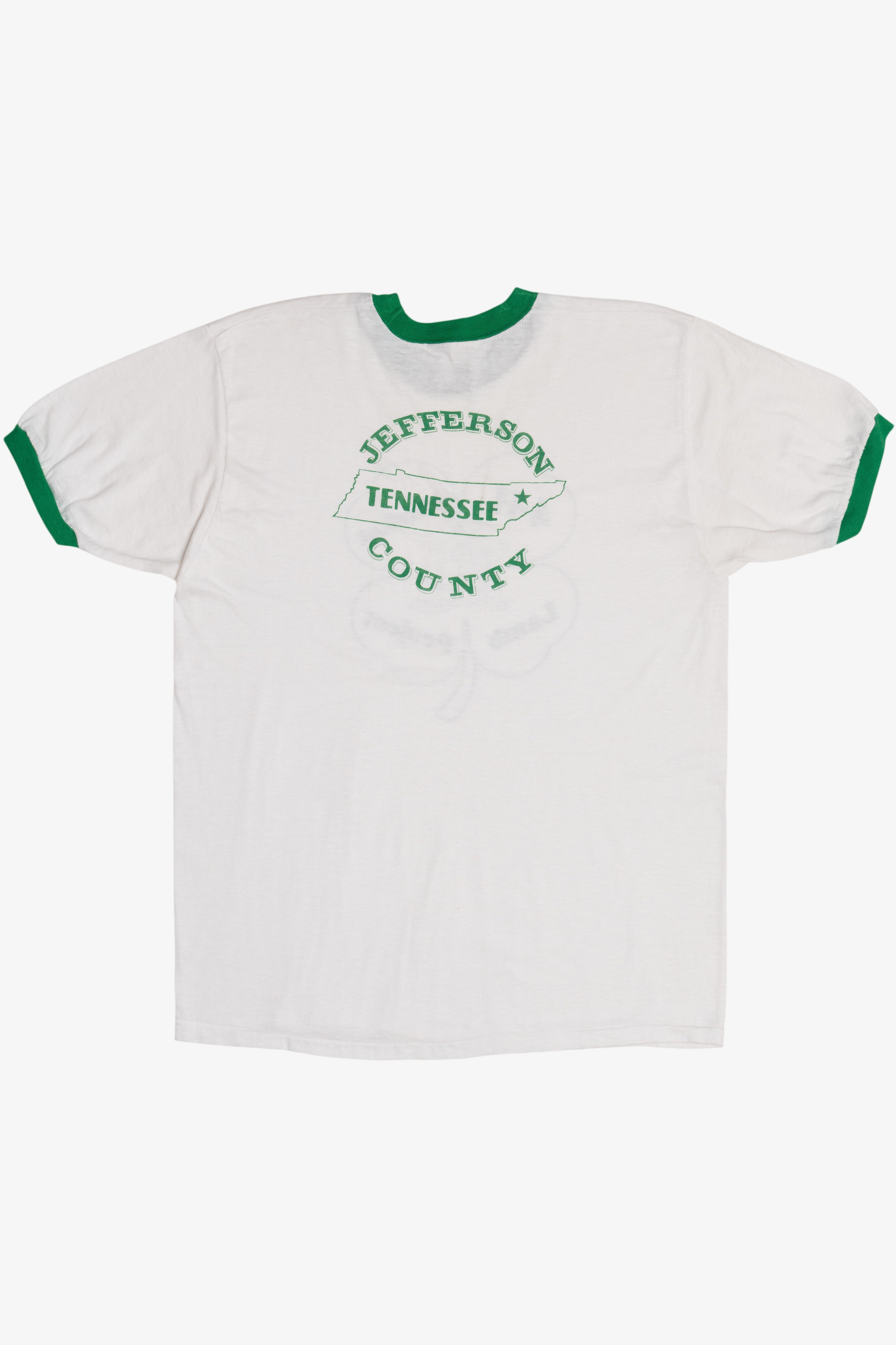 Vintage "4-H Market Lamb Project" Tennessee Ringer T-Shirt (1980s)