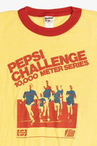 Vintage "Pepsi Challenge" 10,000 Meter Series Ringer T-Shirt (1970s)