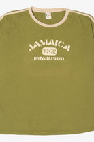 Vintage Olive Jamaica Ringer T-Shirt (2000s)