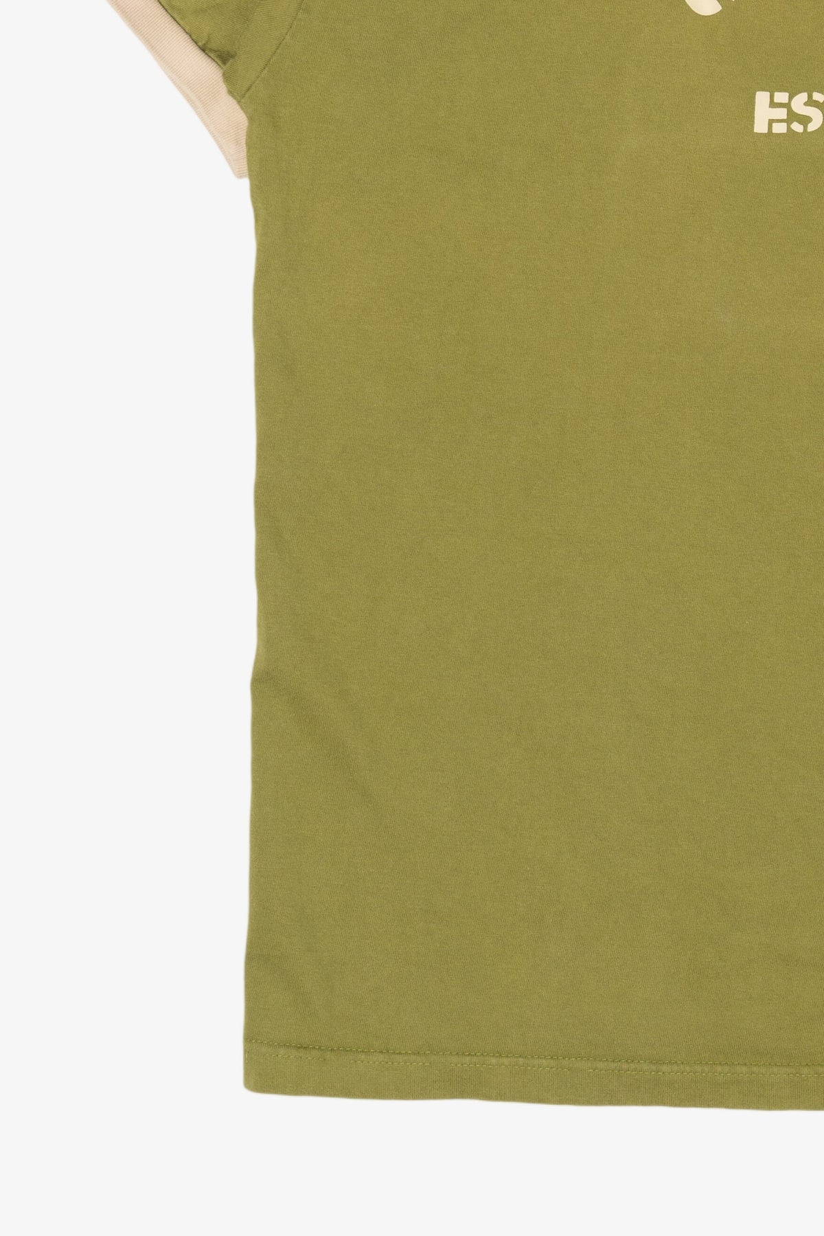 Vintage Olive Jamaica Ringer T-Shirt (2000s)