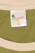 Vintage Olive Jamaica Ringer T-Shirt (2000s)