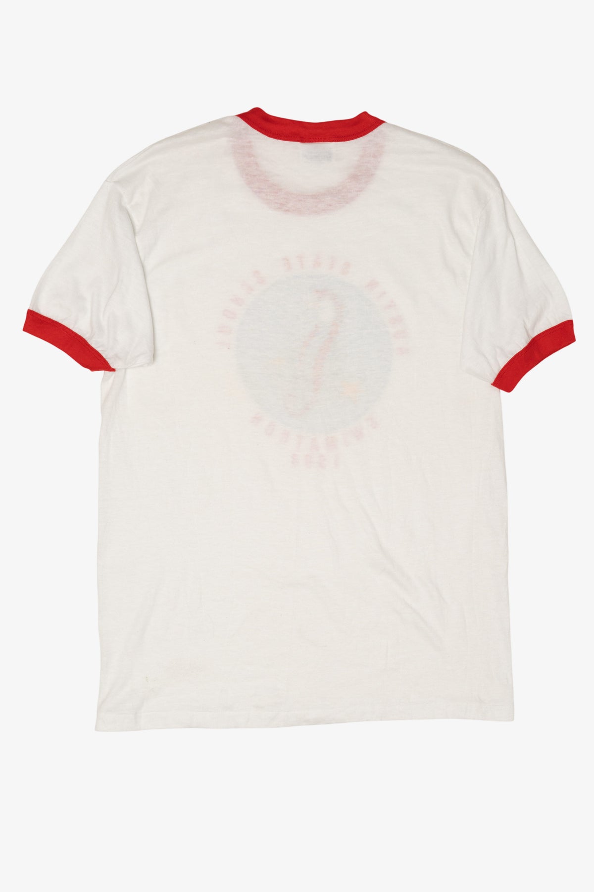 Vintage Austin State School 1988 Swimathon Ringer T-Shirt (1980s)
